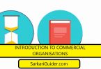 INTRODUCTION TO COMMERCIAL ORGANISATIONS