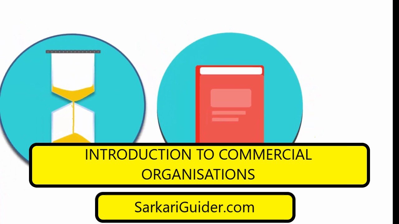 INTRODUCTION TO COMMERCIAL ORGANISATIONS