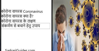 कोरोना वायरस Coronavirus