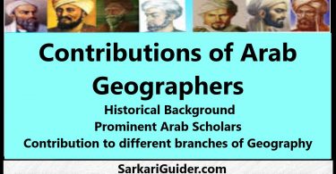 Contributions of Arab Geographers