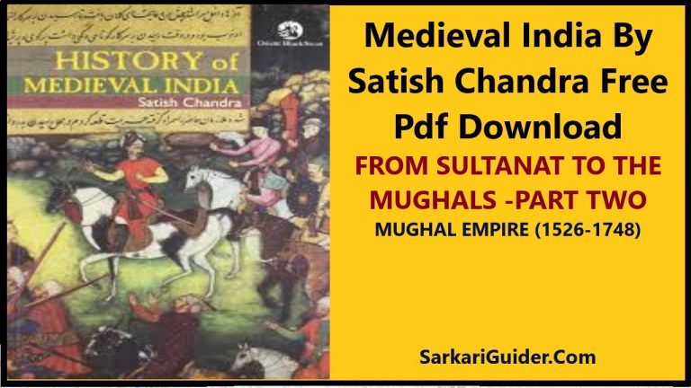 Medieval India By Satish Chandra