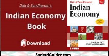Indian Economy by Dutt and Sundaram PDF Free Download