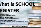 What is SCHOOL REGISTER